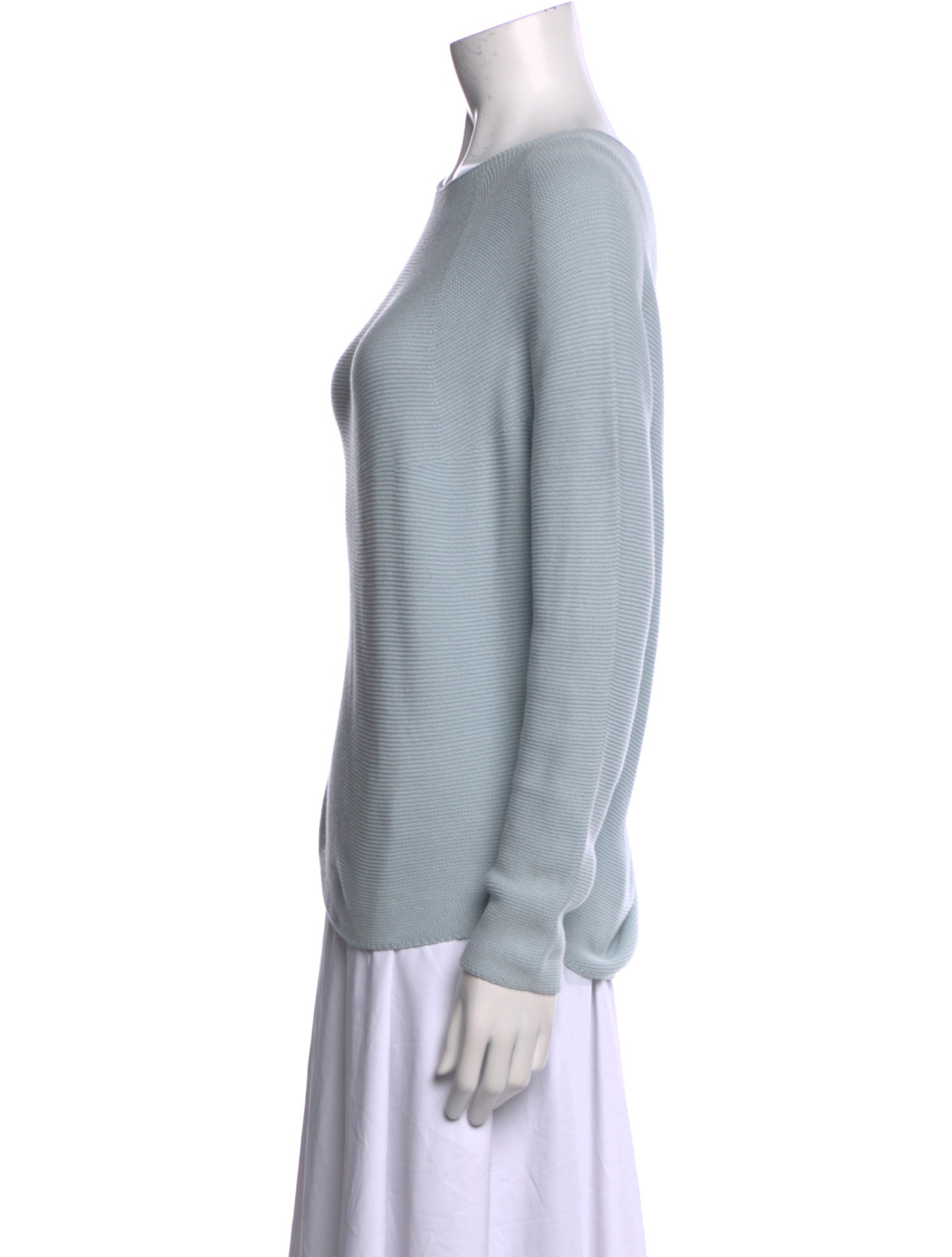 Christian Wijnants Bateau Neckline Long Sleeve Top